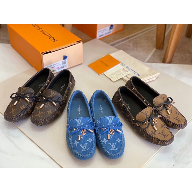 LV 1A3QNY Gloria Monogram Flat Shoes SUPER MIRROR QUALITY