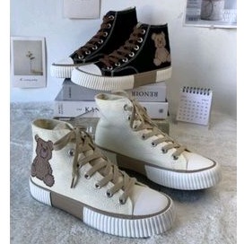 CONVERSE HIGH BEAR/ BEAR CONVERSE/ KOREAN BEAR SHOES/ KOREAN SHOES