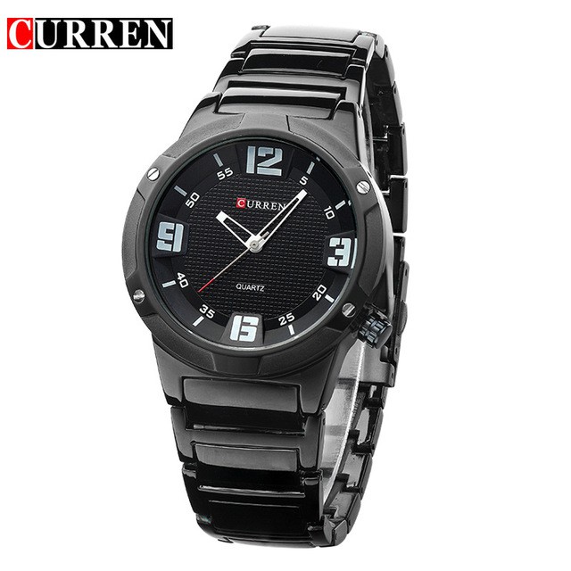 

Jam Tangan Pria CURREN Men'S Quartz Watch Fashion Waterproof Stainless Steel Watch + Box