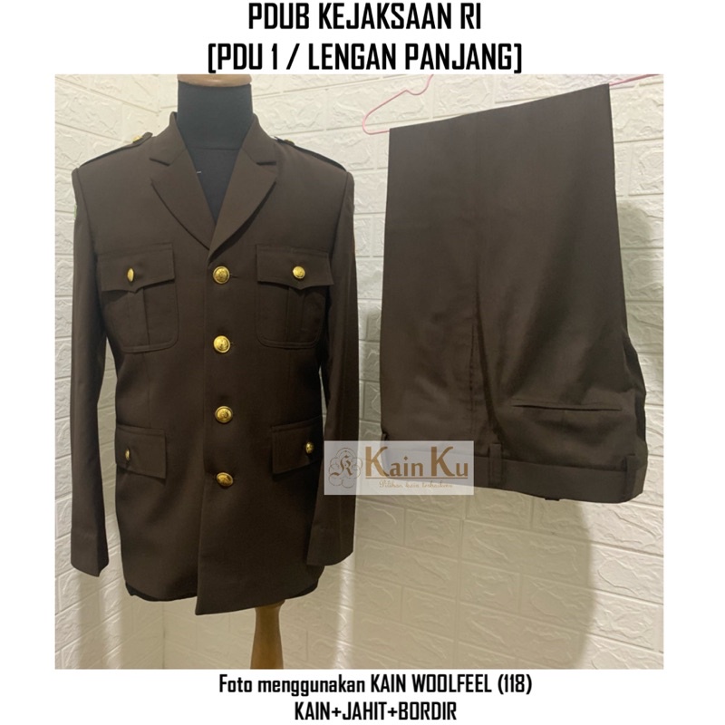 Jual PAKAIAN DINAS UPACARA (PDU) 1 & 3 PDUK PDUB KEJAKSAAN Shopee