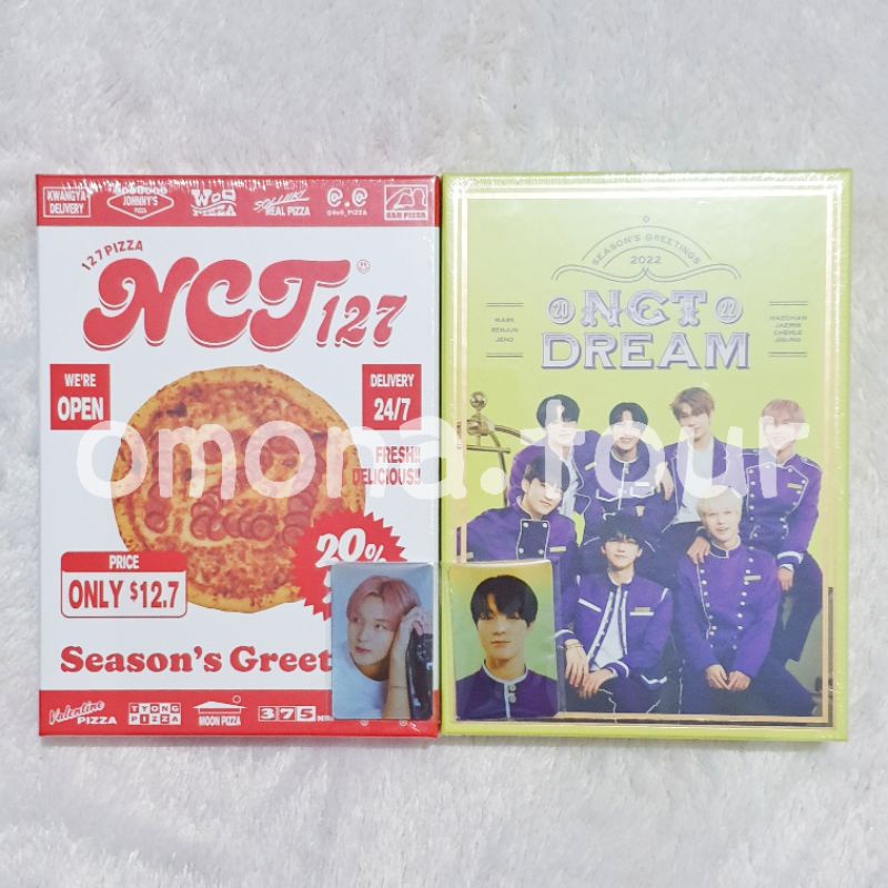 NCT 127 NCT DREAM SHARING SG22 SEASONS GREETINGS 2022 INCLUDE POB BENE ALADIN