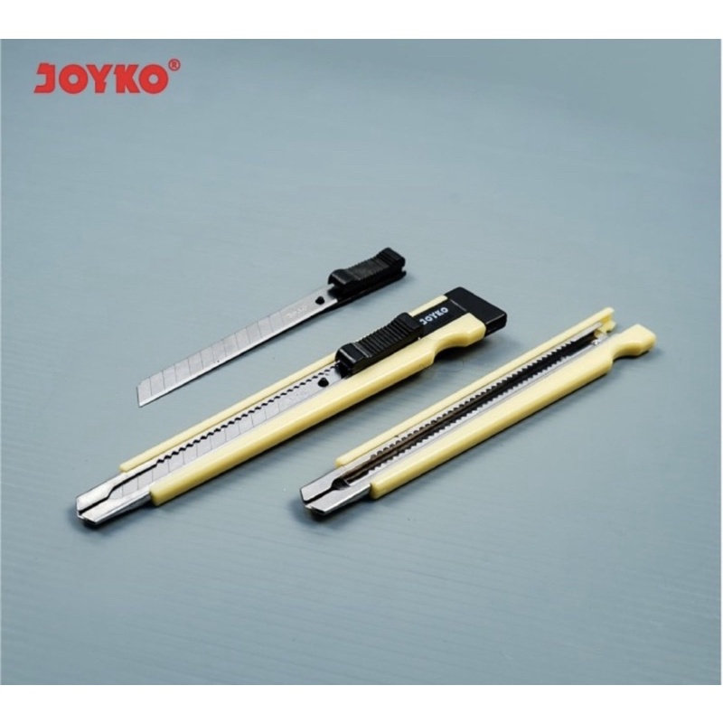 ( Tube 5 Pcs ) JOYKO - CUTTER PEMOTONG L 500 / A 300 - BLADE REFILL BESAR L-150 / ISI PISAU PEMOTONG KECIL A-100