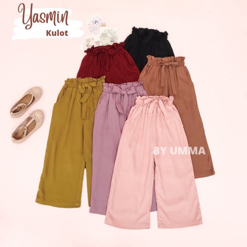 Yasmin Kulot Anak/ Celana Gamis/ Celamis/ Inner Celana by Umma Daily