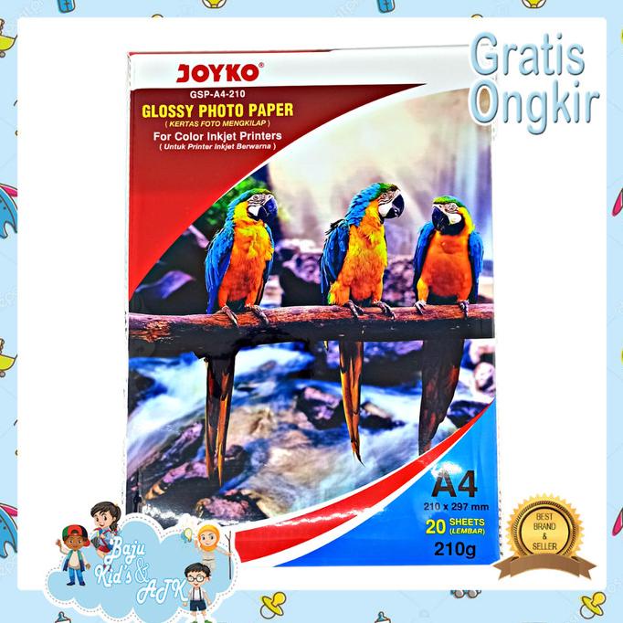 

Big Sale Kertas Foto / Glossy Photo Paper Joyko Tebal 210 Gr Gsm Gram Big Sale