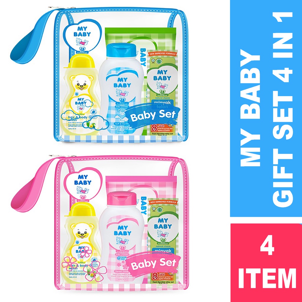 BISA COD My Baby Set Perlengkapan Bayi New Born Soft &amp; Gentle 4 in 1