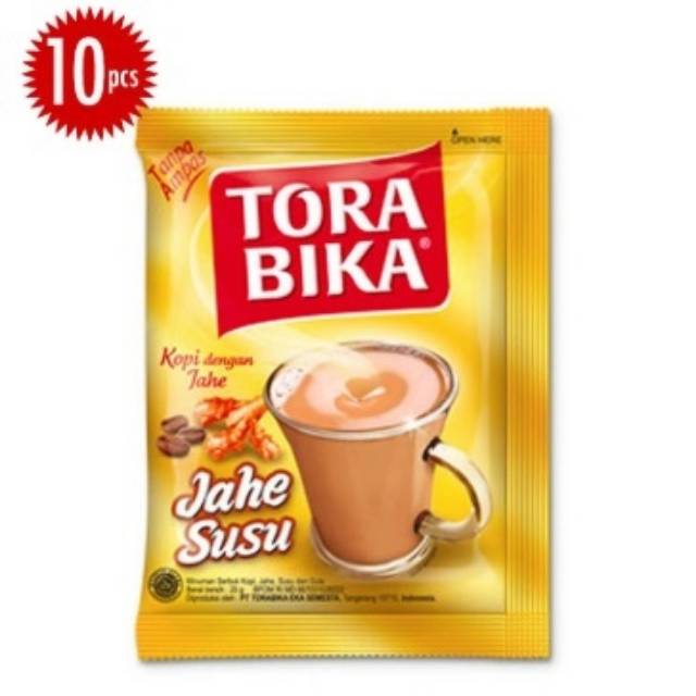 

Torabika jahe susu instant 1 renceng 10 sachet @20gr