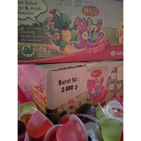 

[BISA COD] INACO JELLY MIX RASA CUP KECIL ECER