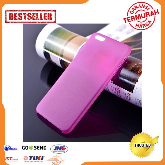 CASE HP IPHONE 6+ PLUS HARD CASE MATTE TIPIS THIN ROSE RED PINK