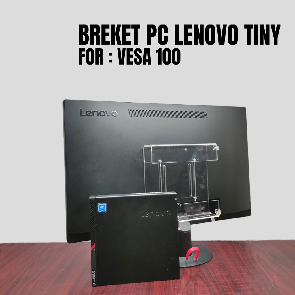 Stand Kaki Braket LCD LED Monitor dan Braket Breket PC Mini Lenovo Hp