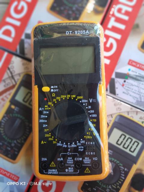 DIGITAL TESTER MULTITESTER  DT-9205A