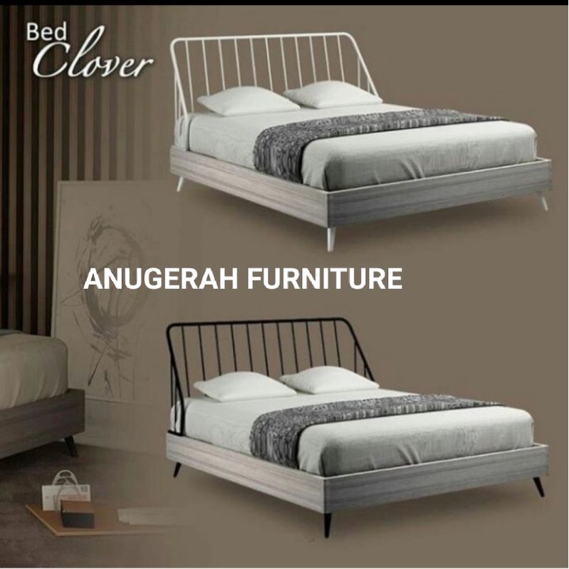 Ranjang/Bed Besi Clover Siantano 160/180