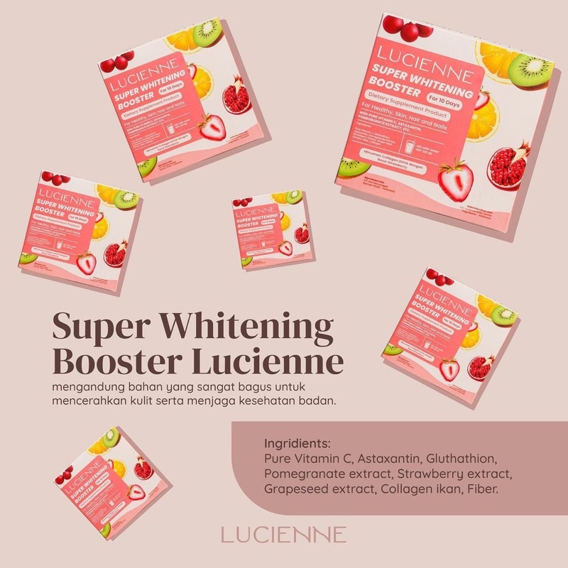 Lucienne Super Whitening Booster (Pemutih Badan & Vitamin)