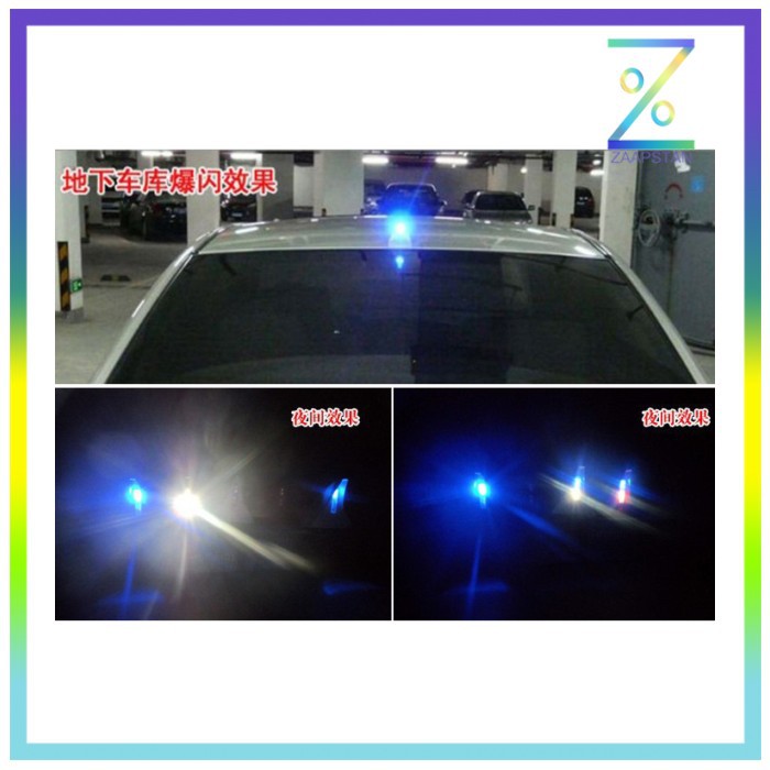 VigoAcme Shark Fin Lampu Solar Mobil Bentuk Sirip Hiu 8 LED - FZWJSD -