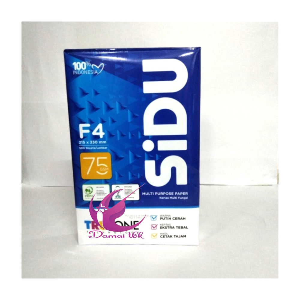 

Kertas HVS SiDu F4 75 GSM
