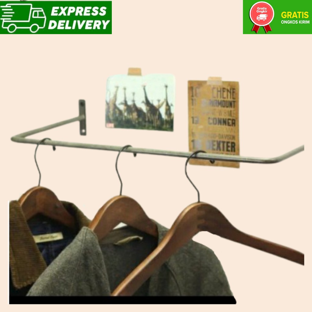 Castok Gantungan Baju Dinding Kapstok Gantungan Baju Serbaguna