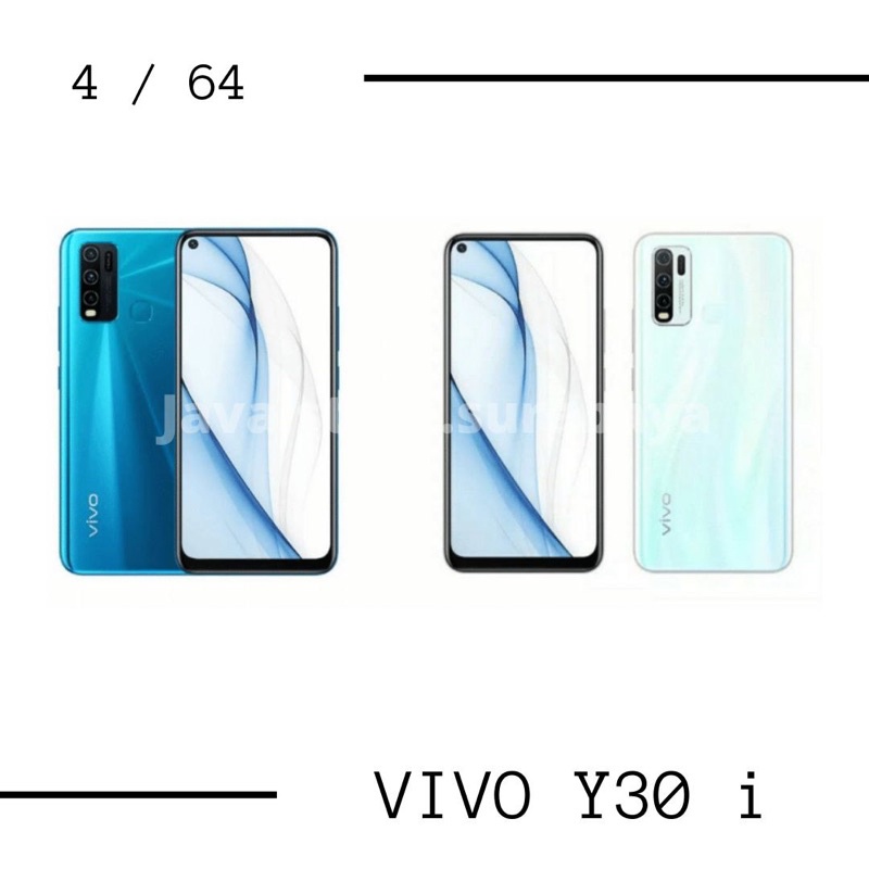VIVO Y30i RAM 4 ROM 64 SECOND ORIGINAL GARANSI RESMI LIKE NEW