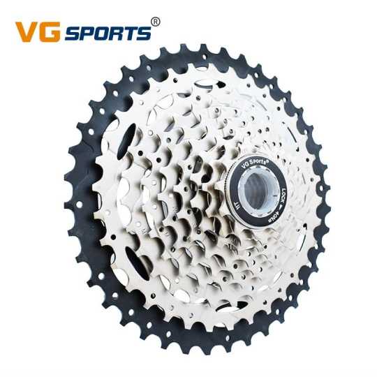 VG Sports Gigi Sprocket Sepeda Aluminium Round Ultralight 9 Speed 11-40T - VG72 - Silver