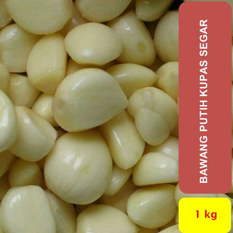 

Bawang Putih Kupas Segar 1 kg