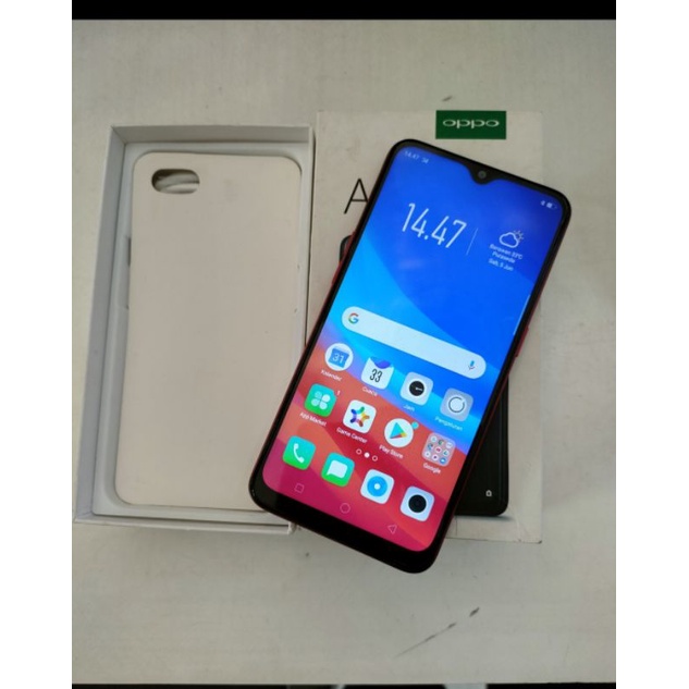 OPPO A5S 3/32 HP BEKAS RASA BARU BERKUALITAS SIAP PAKAI