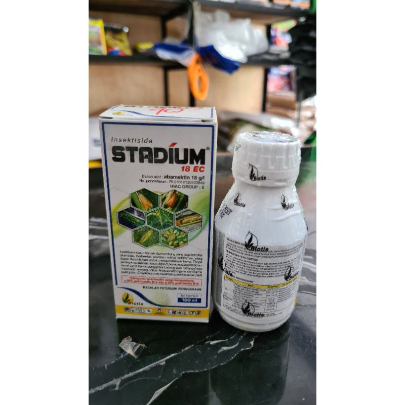 Insektisida STADIUM 18EC 100ML Untuk Trips, wereng, kutu daun