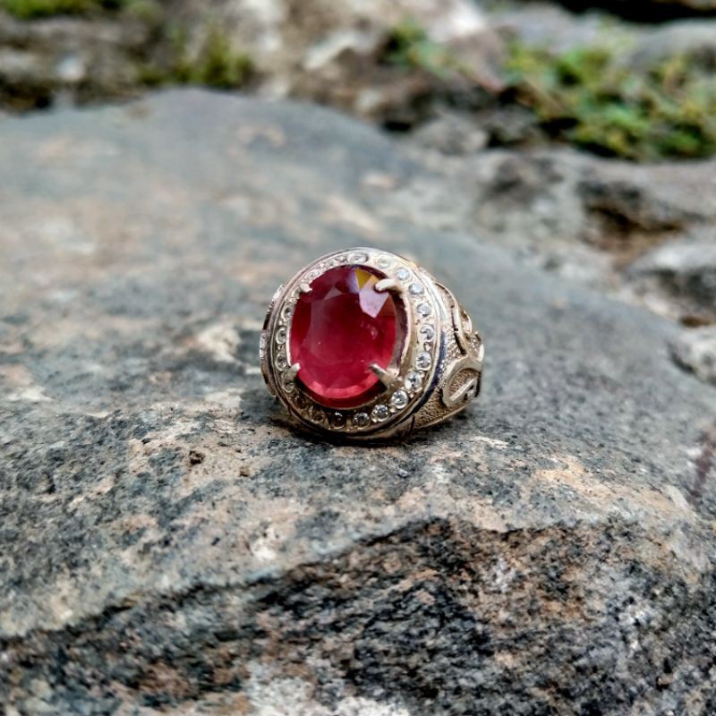 Ruby Ring Perak 925