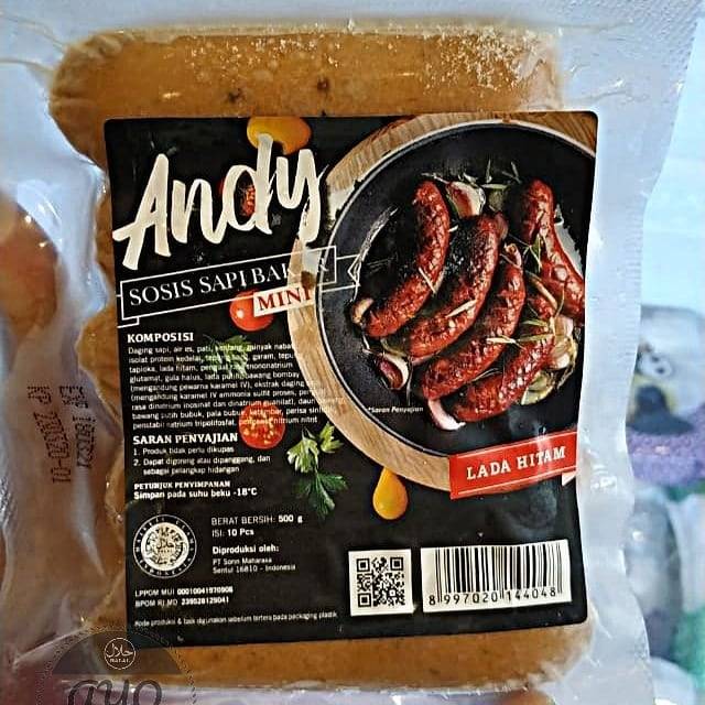 

Andy sosis bakar goreng rasa blackpaper