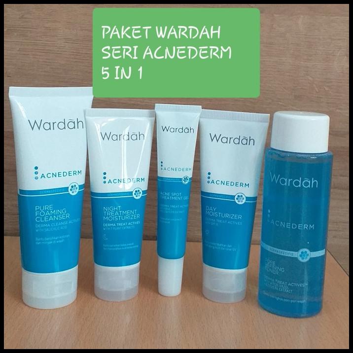 Paket Wardah Acnederm Series (Package 5 In 1, 6 In 1, 7 In 1, 8 In 1)