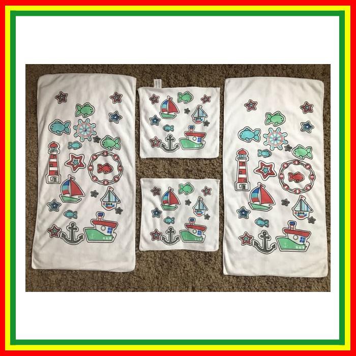 Curly Baby Handuk Set Microfiber / Handuk Bayi