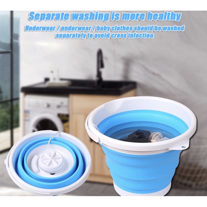 mesin cuci ember lipat