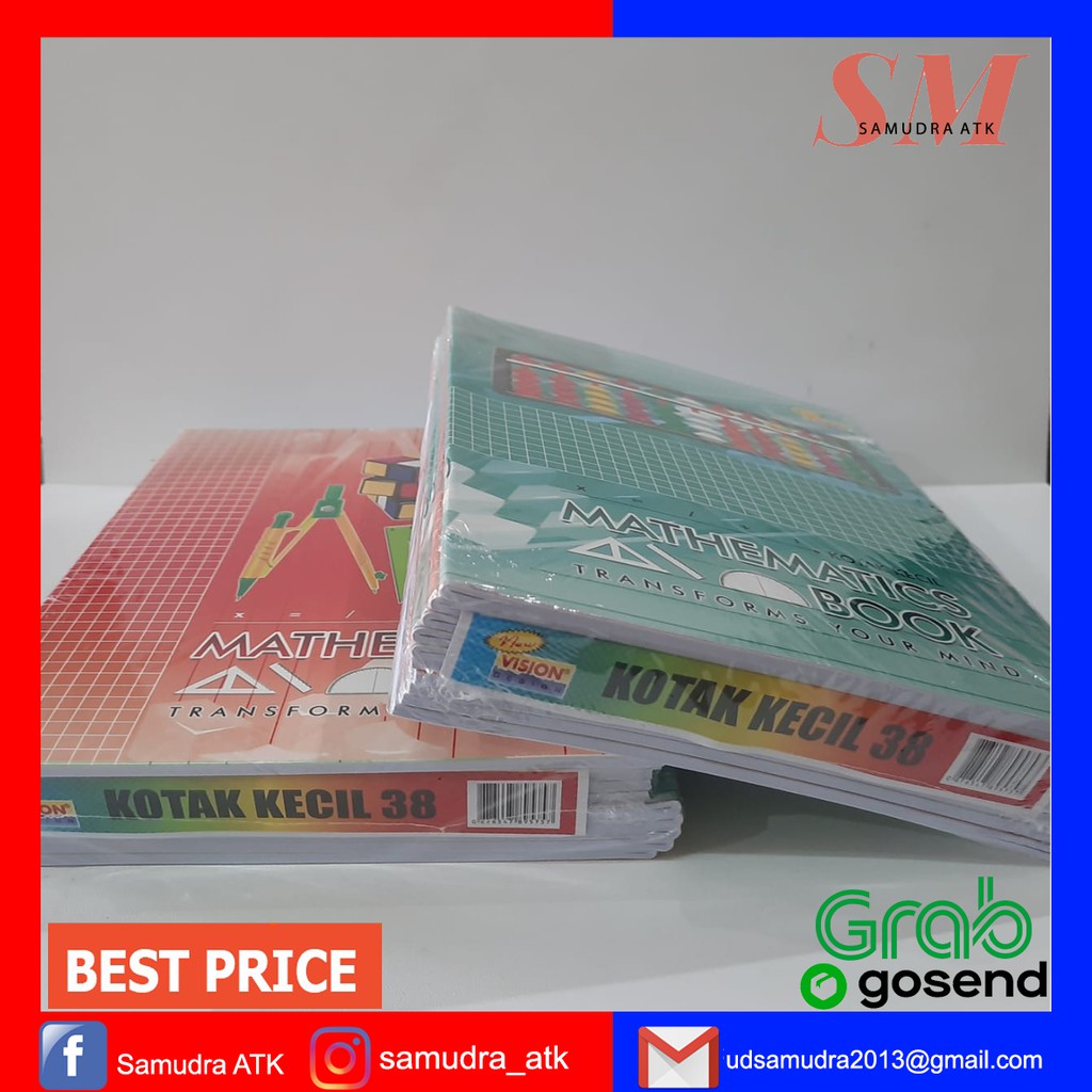 

BUKU KOTAK KECIL VISION 10PC Distributor ATK Lengkap - samudra.atk