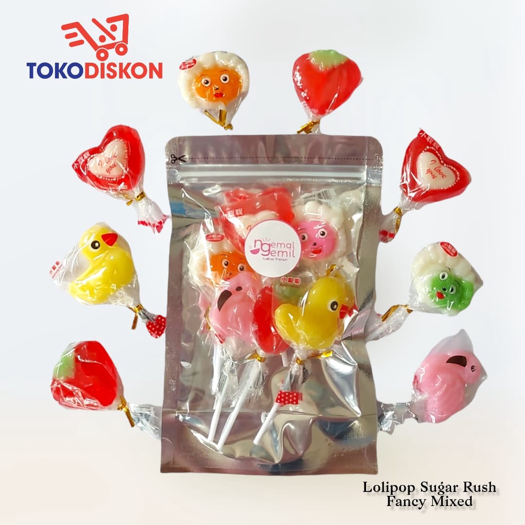 

Lolipop Sugar Rush Fancy Karakter Mixed / Premium