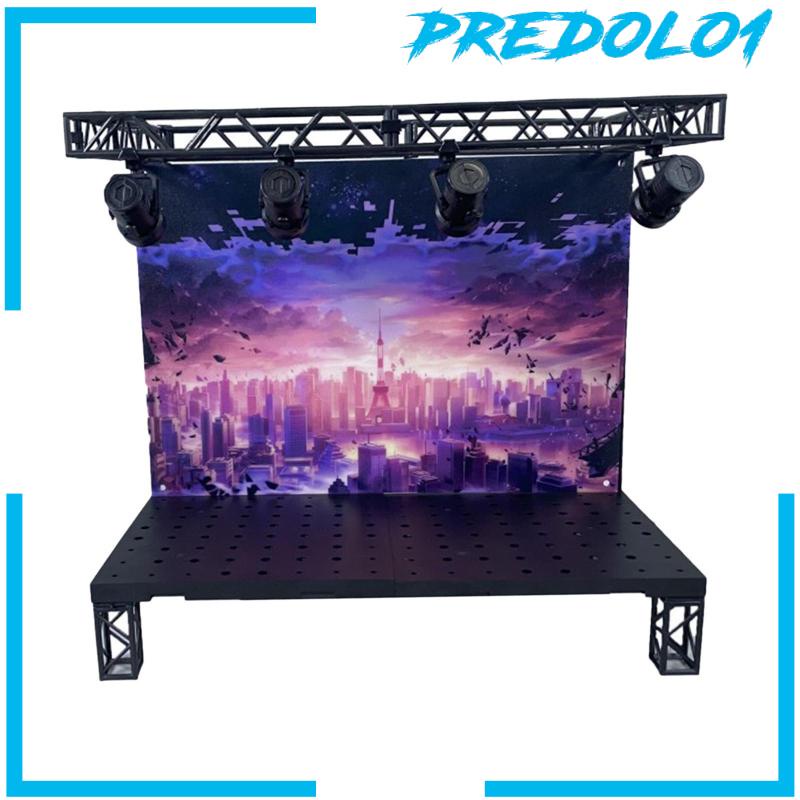 (Predolo1) Stand Base Proyektor Multi Warna Untuk Gundam