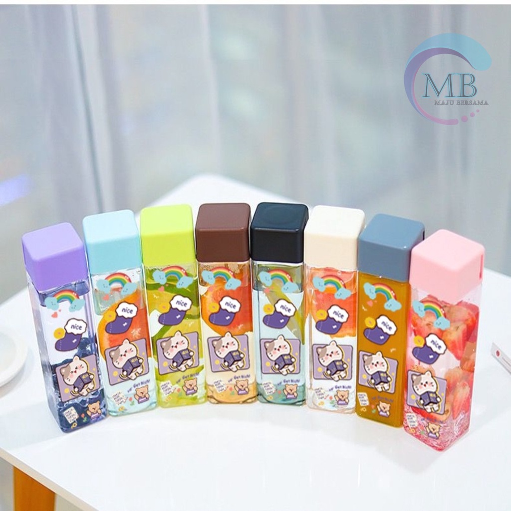 RT107 BOTOL MINUM TUMBLER KARAKTER STICKER PRINTING 2D 500ML MB3081