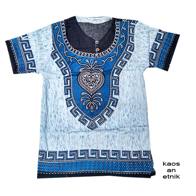 Baju Etnik  Kaos  Etnik  Dashiki Bohemian Style All Size Pria  