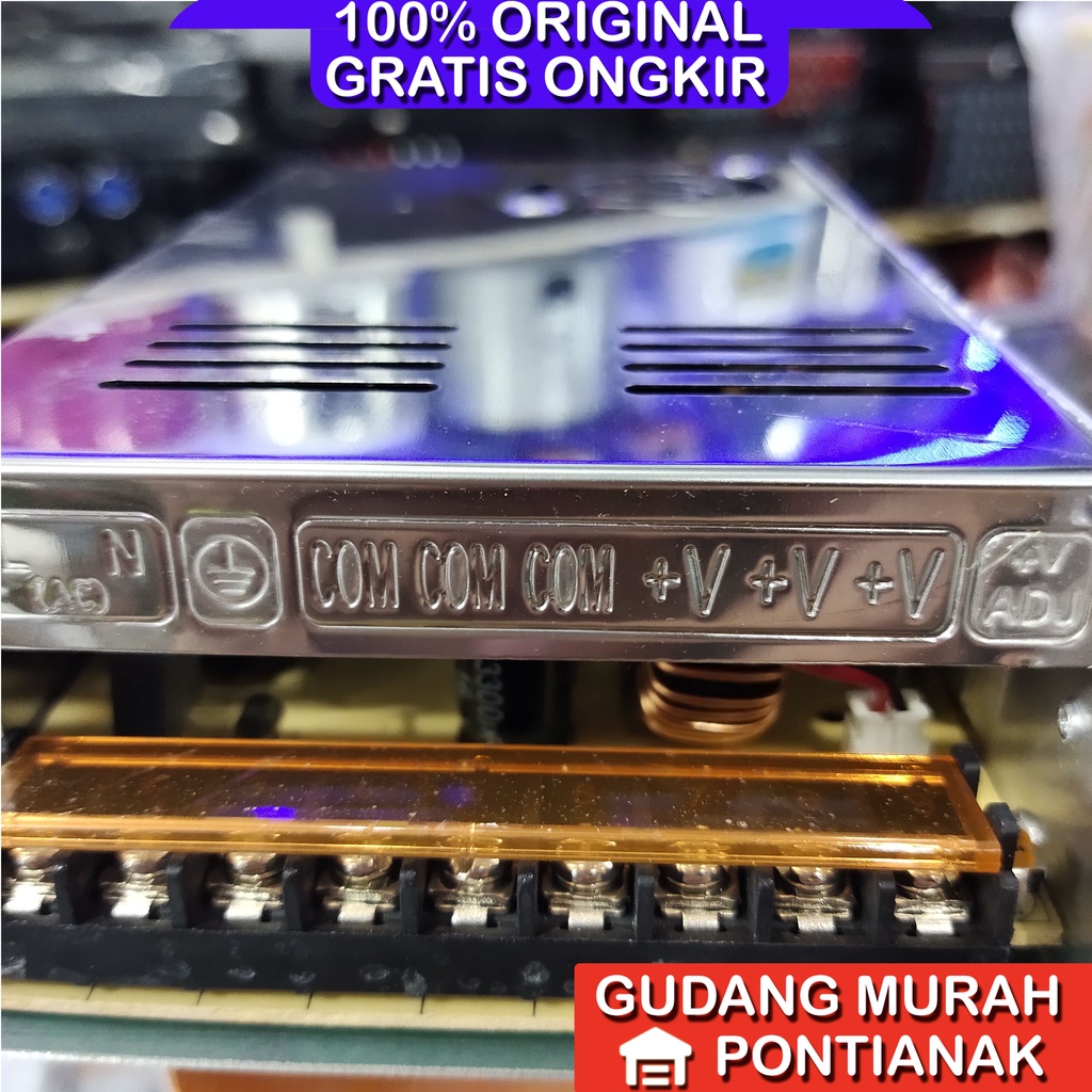 Adaptor 12V 20A power supply cocok untuk LEd strip CCTV dan elektronik 12V lainnya