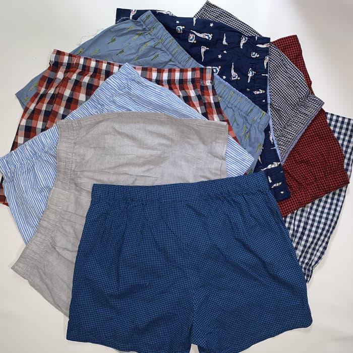 Pakaian Dalam Pria / 100Rb (3 Pcs) Celana Boxer Merk Gap - Tulis Di Note, S