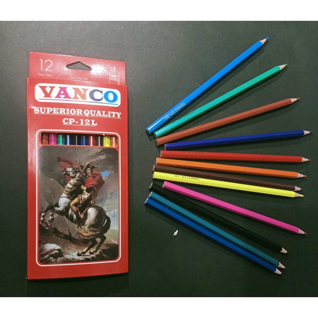 

(PAK) PENSIL WARNA VANCO PANJANG CP-12L
