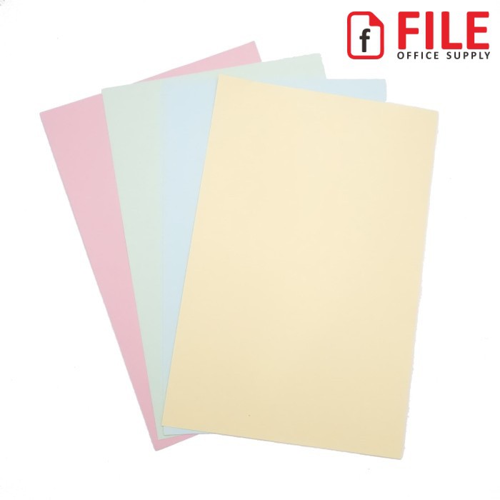 

Kertas Cover Jilid Brief Card BC Folio / F4 Warna Muda
