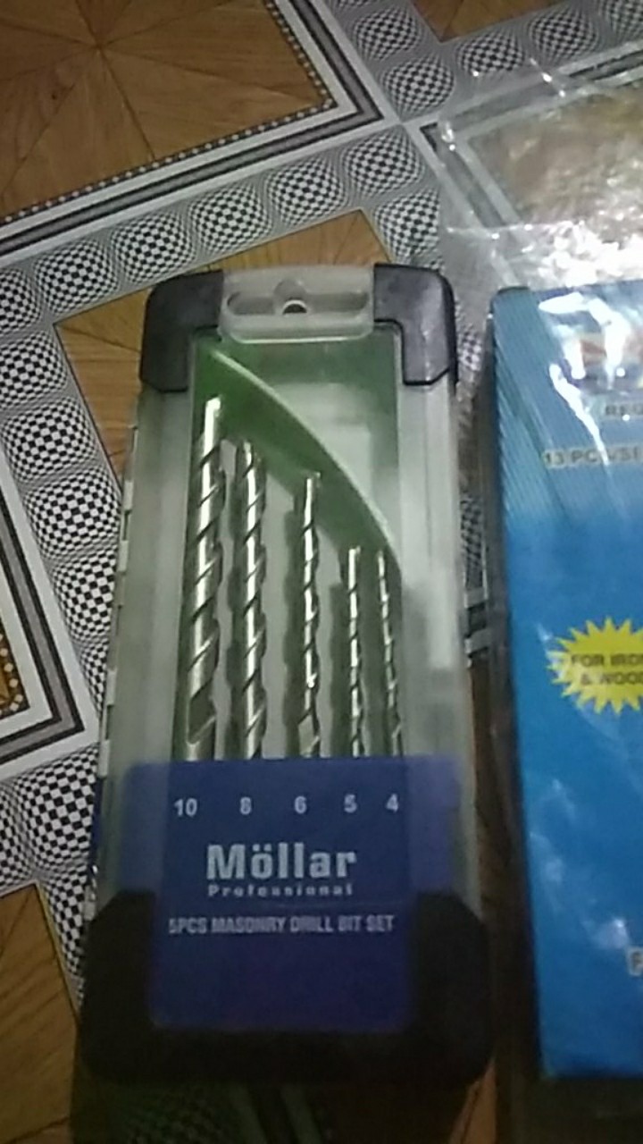 Mata Bor Tembok Beton Set 5 Pcs Mollar