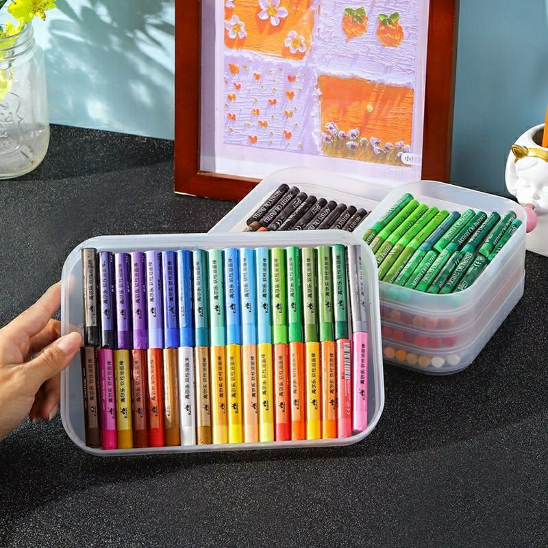 

Oil Pastel stackable box organizer