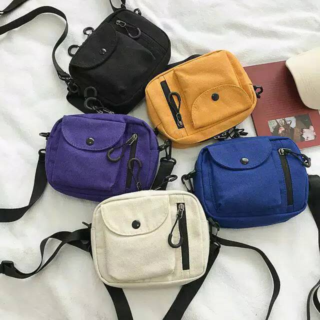 MELVIN TAS SELEMPANG TERMURAH FASHION WANITA slingbag swag Harajaku tas hangout