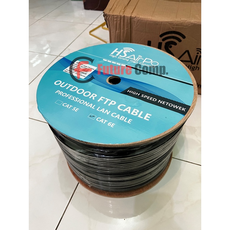 HSAIRPO KABEL FTP CAT 6e DOUBLE JACKET 305m/ROLL OUTDOOR