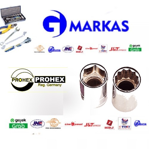 Mata Shock / Kunci Shock 1/2DR 14mm Prohex