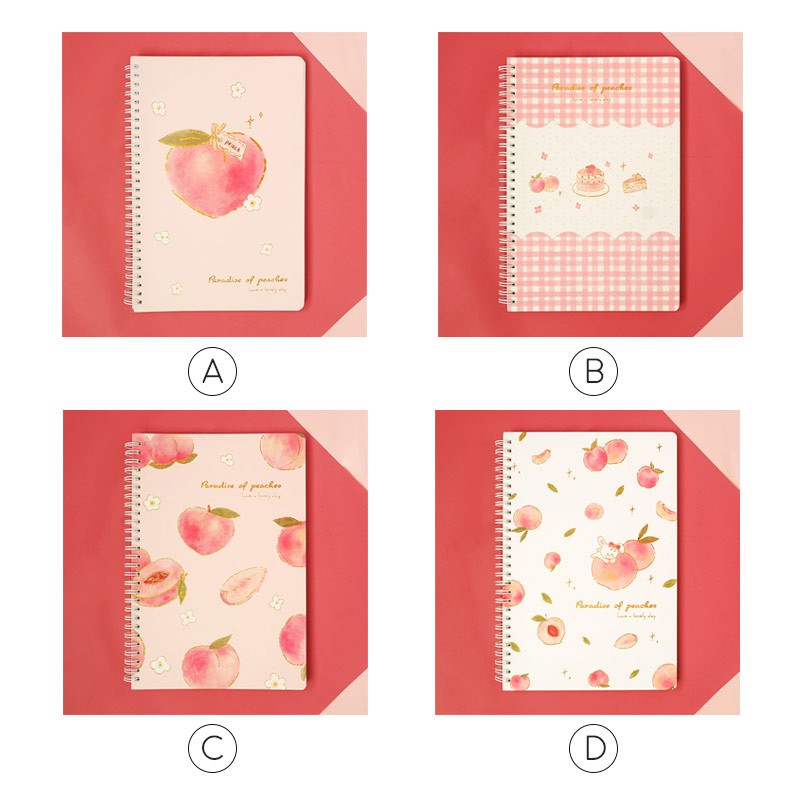 

Notebook Spiral Bergaris Paradise Of Peaches B5