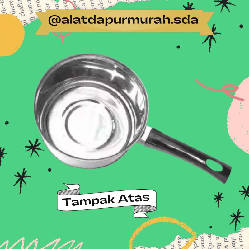 Panci Susu / Mie indomie / Panci Air / Panci paling murah serbaguna Berbahan Stainless Steel