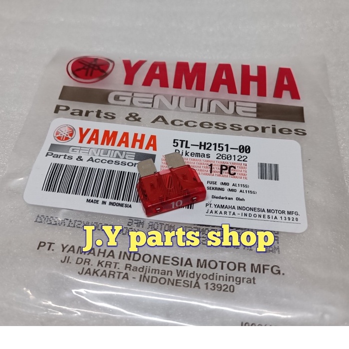 fuse sikring tanam tancap 10a 10 a mio sporty soul fino kabru jupiter mx dll original YGP 5TL-H2151-00