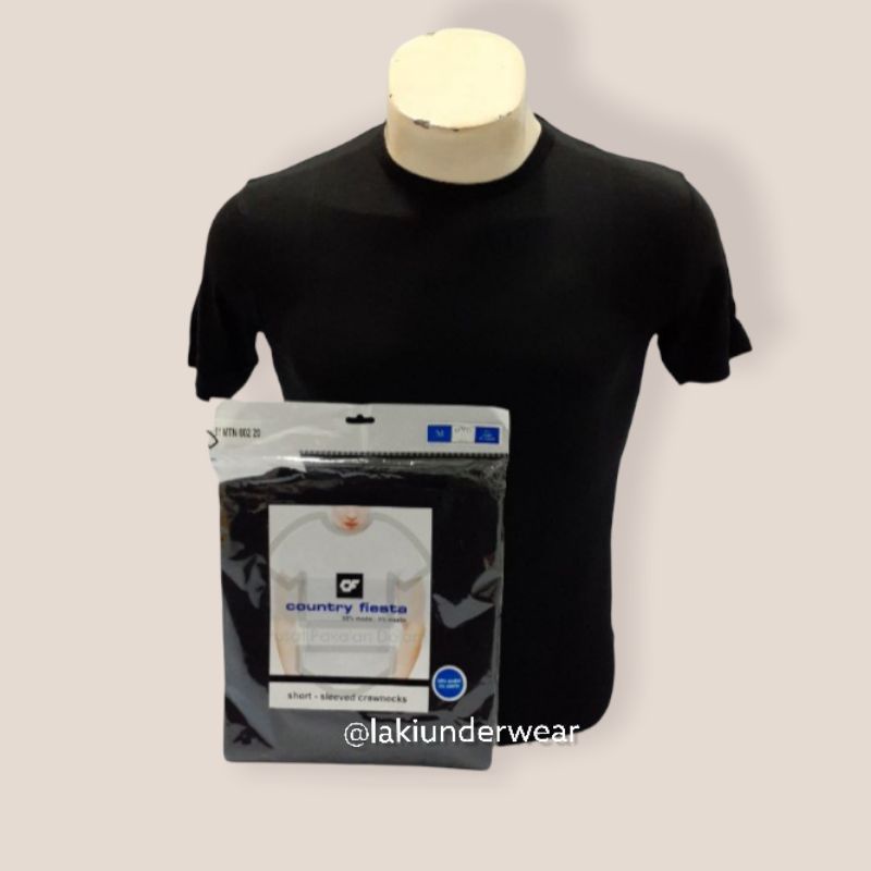 Kaos Oblong Pria Dewasa Country Fiesta R-Neck 61MTN00210/20 ISI 1 PCS