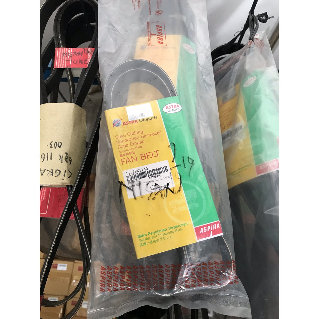 Tali Kipas / Fan Belt Grand Livina (2008-2013) ASPIRA ORI 11-7PK1140