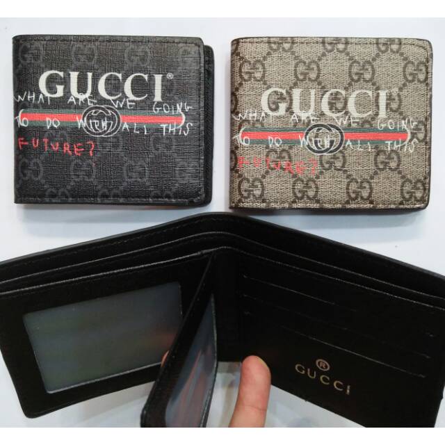  Dompet  gucci  cowok pendek lipat import 60223 tulisan 