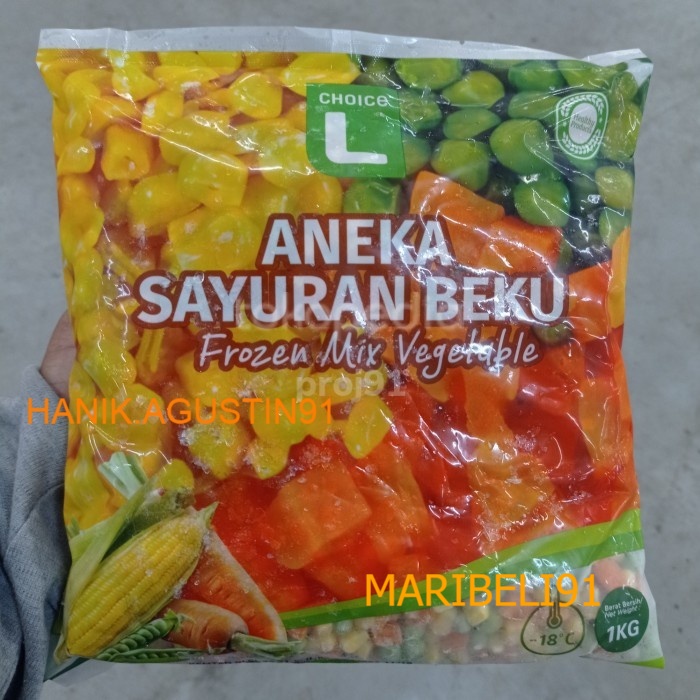 

Choice L Sayuran Beku Mix Vegetable Frozen 1Kg Choice L MB91